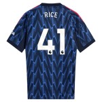 Günstige Fußballtrikots Arsenal Rice 41 Auswärtstrikot 2025-26 Kurzarm
